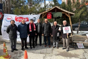 20 Şubat 2025 Oyak önünde 102 gün iletişim etkinliğimiz