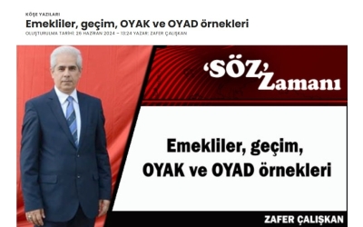 Emekliler, geçim, OYAK ve OYAD örnekleri Oluşturulma Tarihi: 26 Haziran 2024 – 13:24 Yazar: Zafer Çalışkan