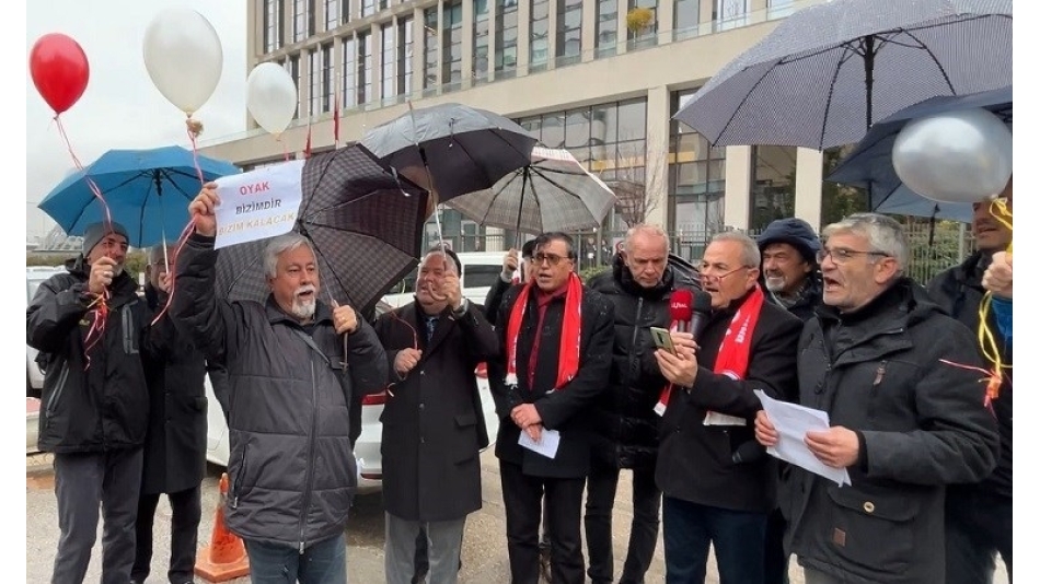 OYAD üyeleri hak arayışında 100. günde: 'Vatan kahramanlarının alın terine sahip çıkın'