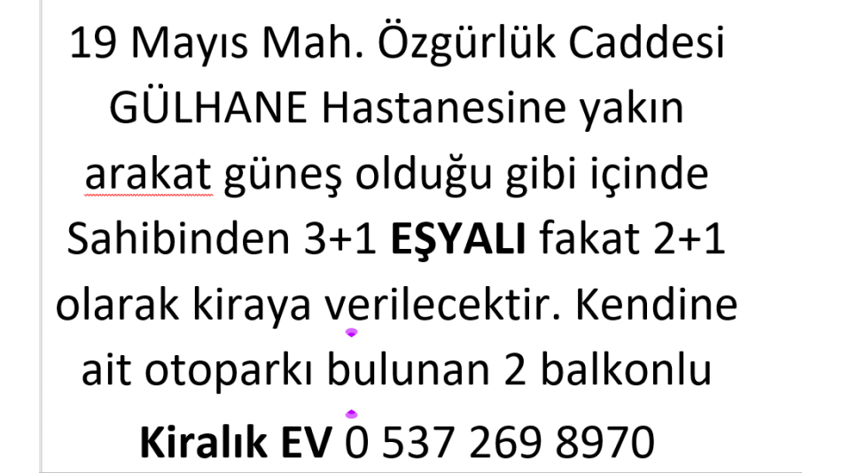 Kiralık Ev