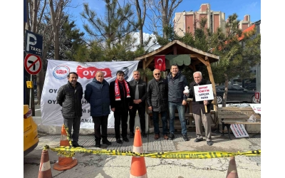 20 Şubat 2025 Oyak önünde 102 gün iletişim etkinliğimiz