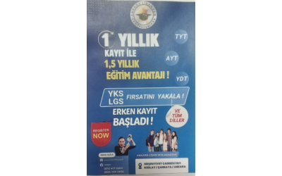 Ankara Lisan Fen Akademi ve OYAD Derneği Üyelerine Özel İndirim