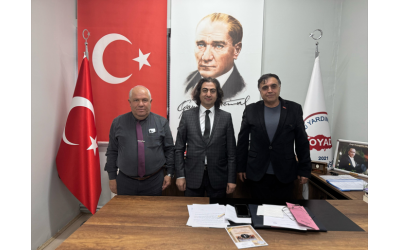 Kayseri İli Yardım Derneği Mrk.Yön.Krl. Üyesi M.Kürşat ÇELİK'in Derneğimizi Ziyaretleri