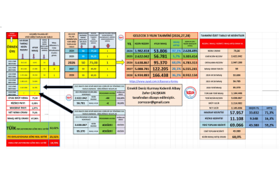 AYLIK GELİR/REZERV YÖNETİM VE HESAPLAMA PROGRAMI, OYAK'IN EMS MAAŞ VE REZERV KONTROLÜ 