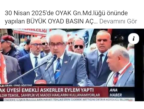 30 Nisan OYAK önü