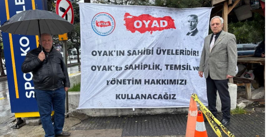 OYAK ÖNÜNDE HAZIRIZ (OYAK GENEL KURULUNA KATILIM)