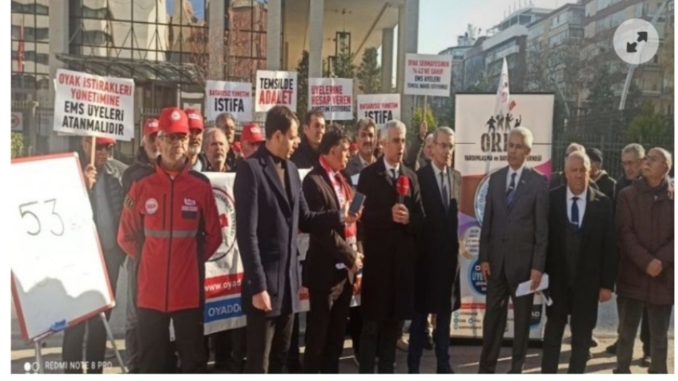 OYAK Önünde Protesto Nöbeti!