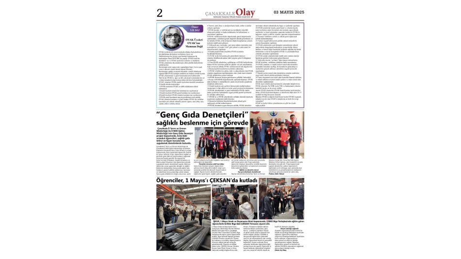Çanakkale OLAY Gazetesi