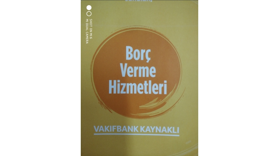 VAKIFBANK KAYNAKLI BORÇ VERME HİZMETLERİ
