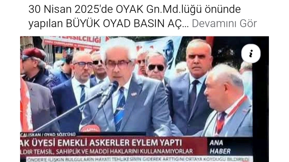 30 Nisan OYAK önü